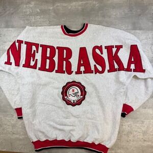 Vintage Nebraska Cornhuskers Legends Athletic Sweatshirt XXL 1994 1995 National